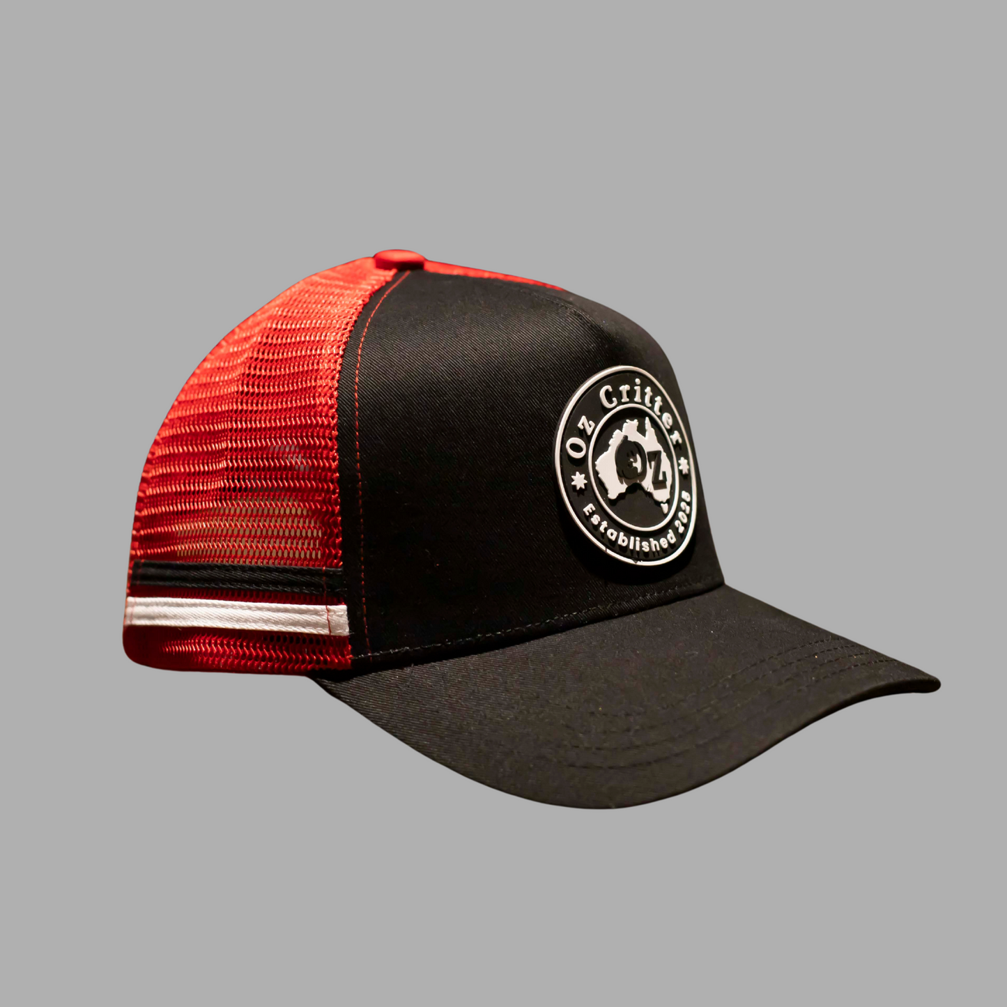 TRUCKER CAP OZ CRITTER CAP STRIPES