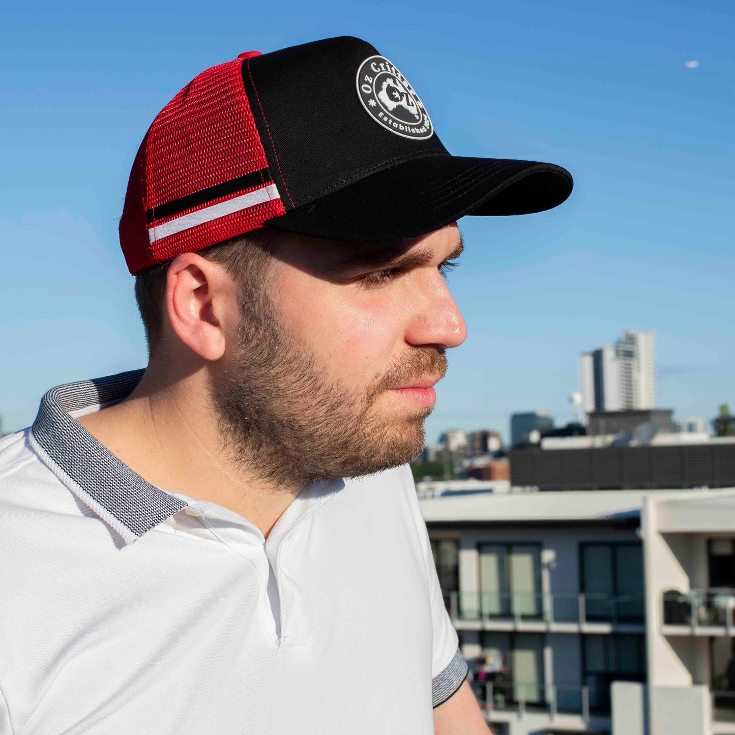 TRUCKER CAP OZ CRITTER CAP STRIPES